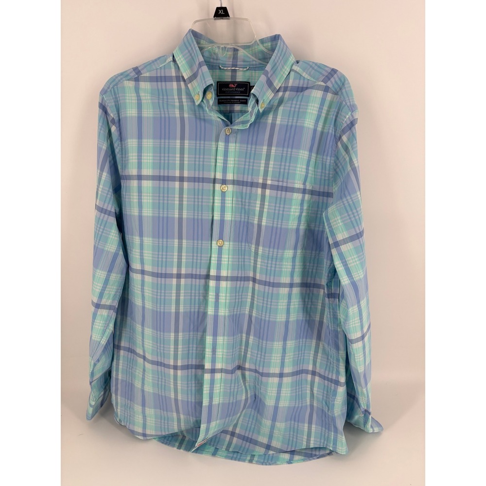 Vineyard‎ Vines Performance Classic Fit Murray Shirt Men's Medium Plaid